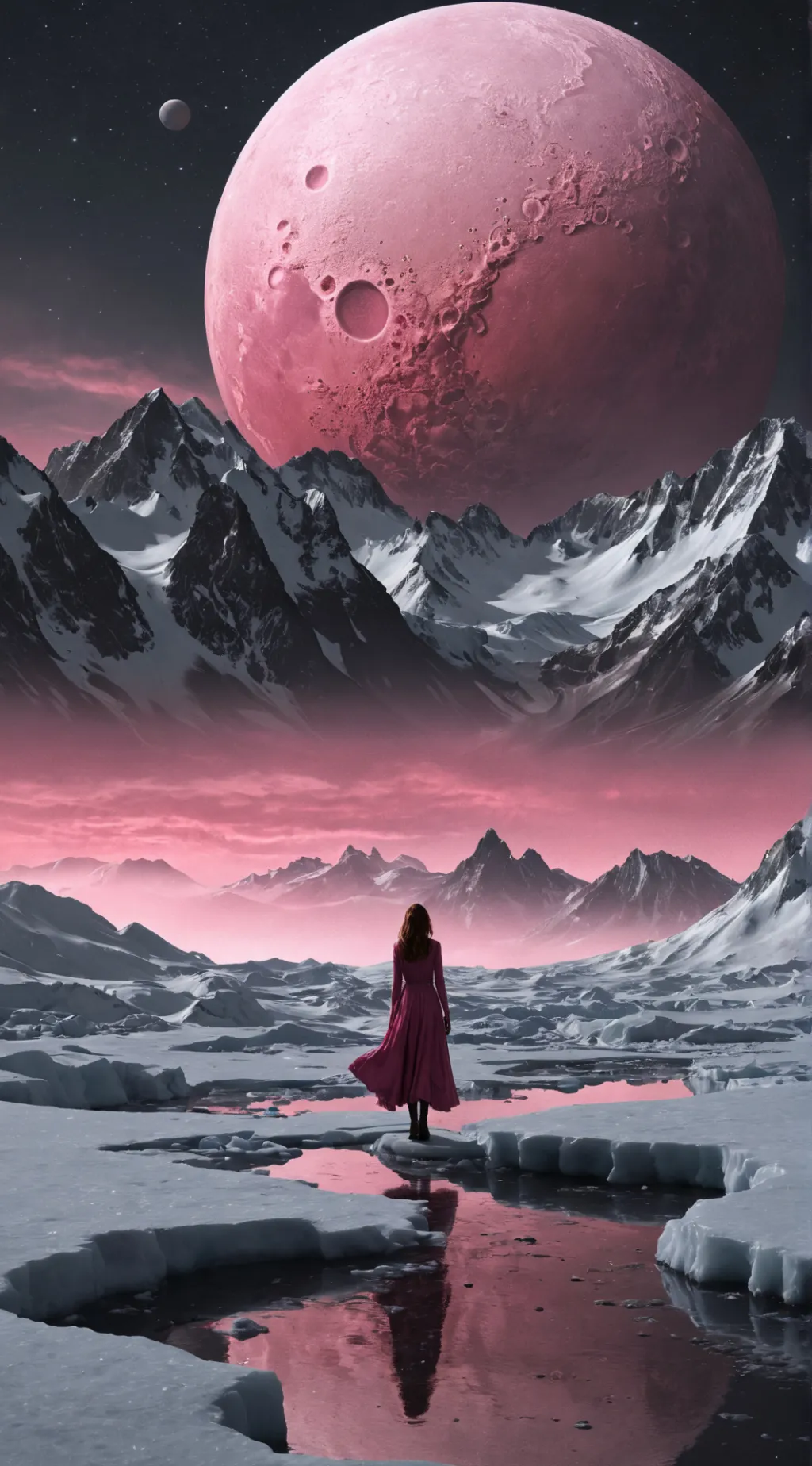 ai character: Bubblegum  background