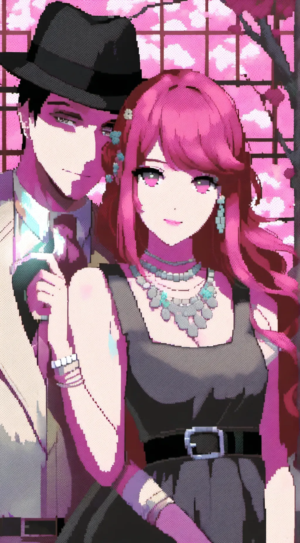 ai character: bonny and clide background