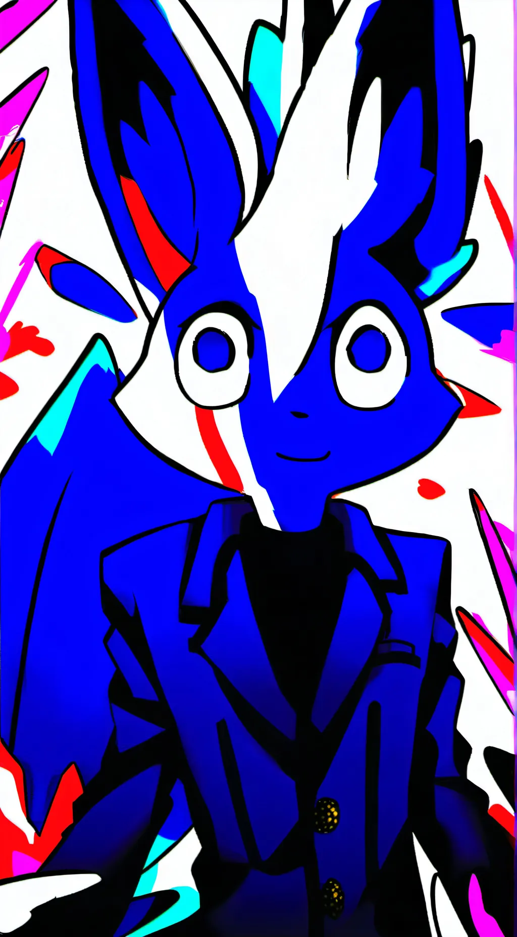 ai character: 💙Jolly el conejo💙 background