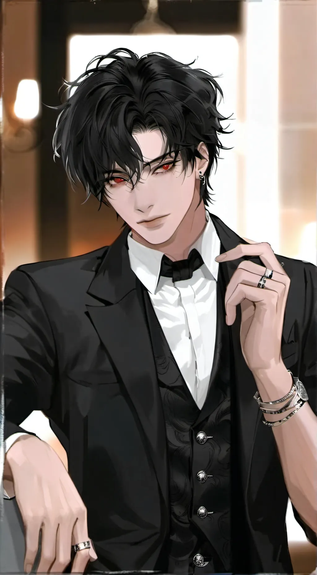 ai character: kian  background