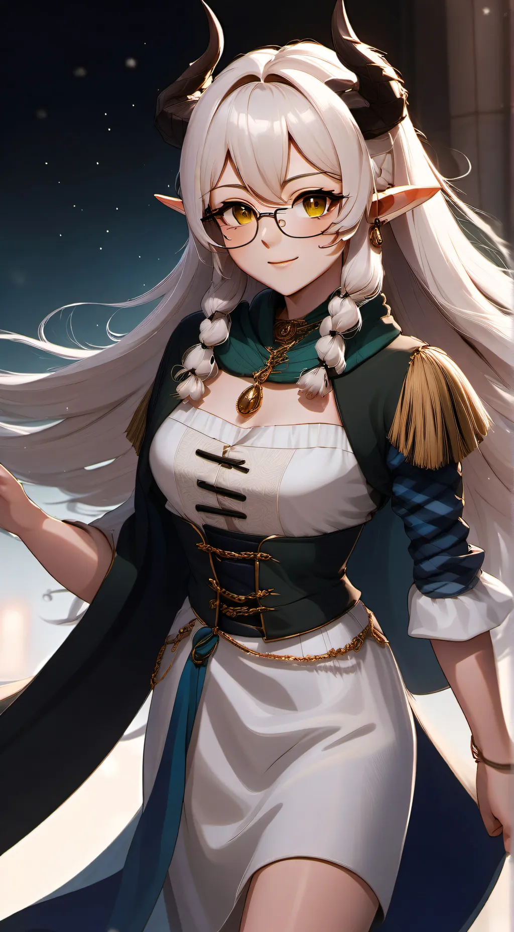 ai character: Kohana yureizaka  background