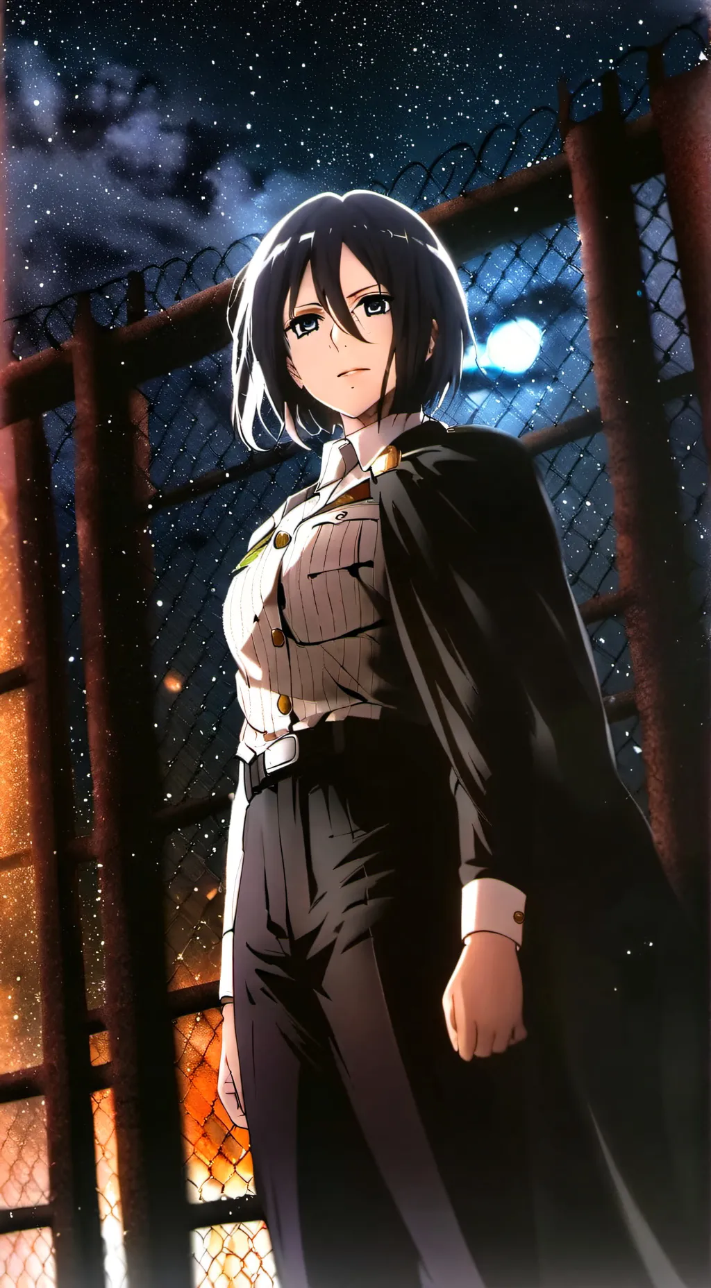 ai character: Mikasa background