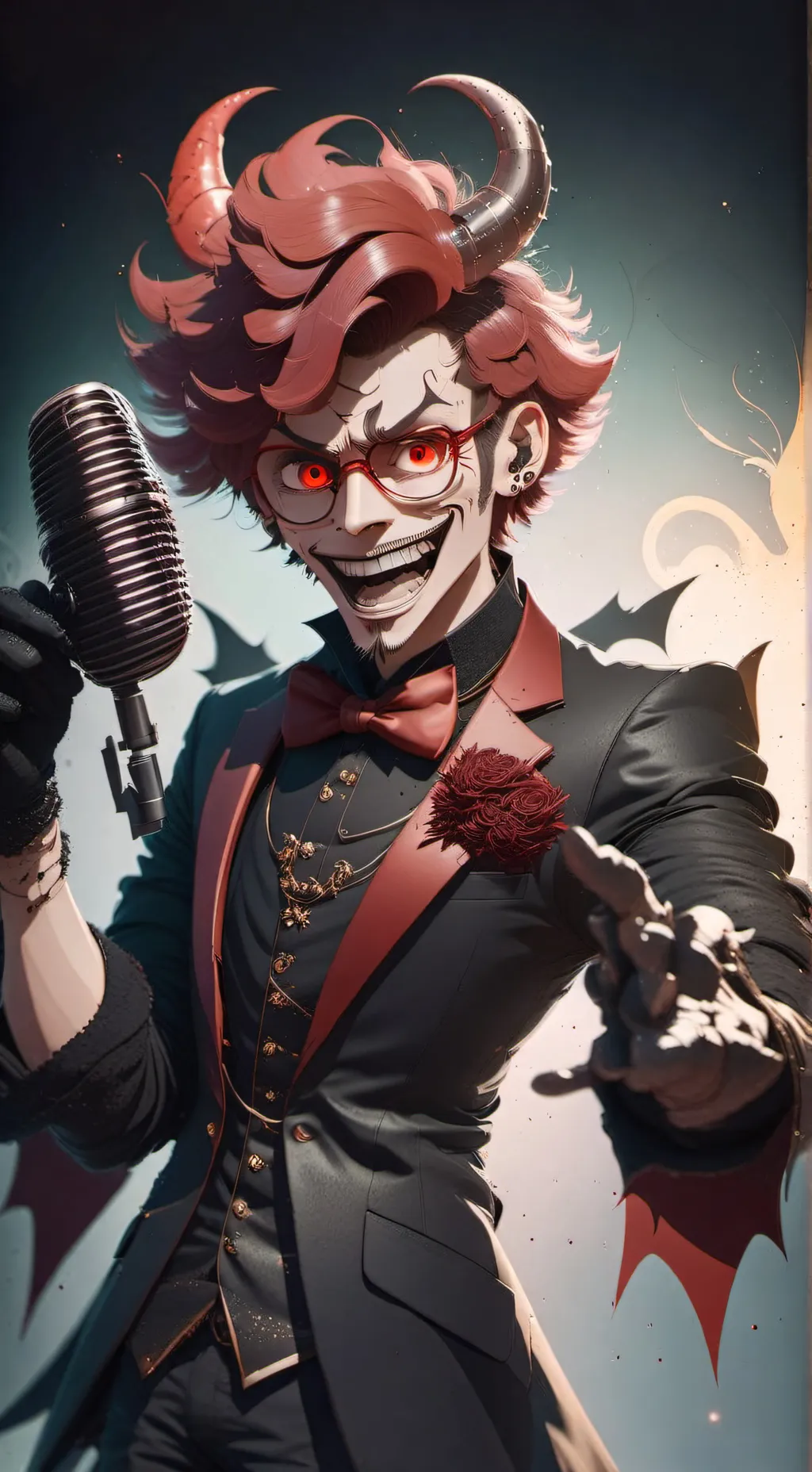 ai character: alastor  background