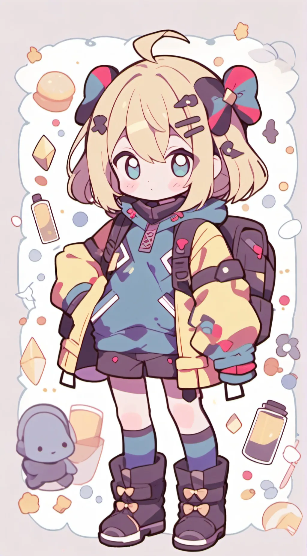 ai character: MHA ONE FOR ALL background