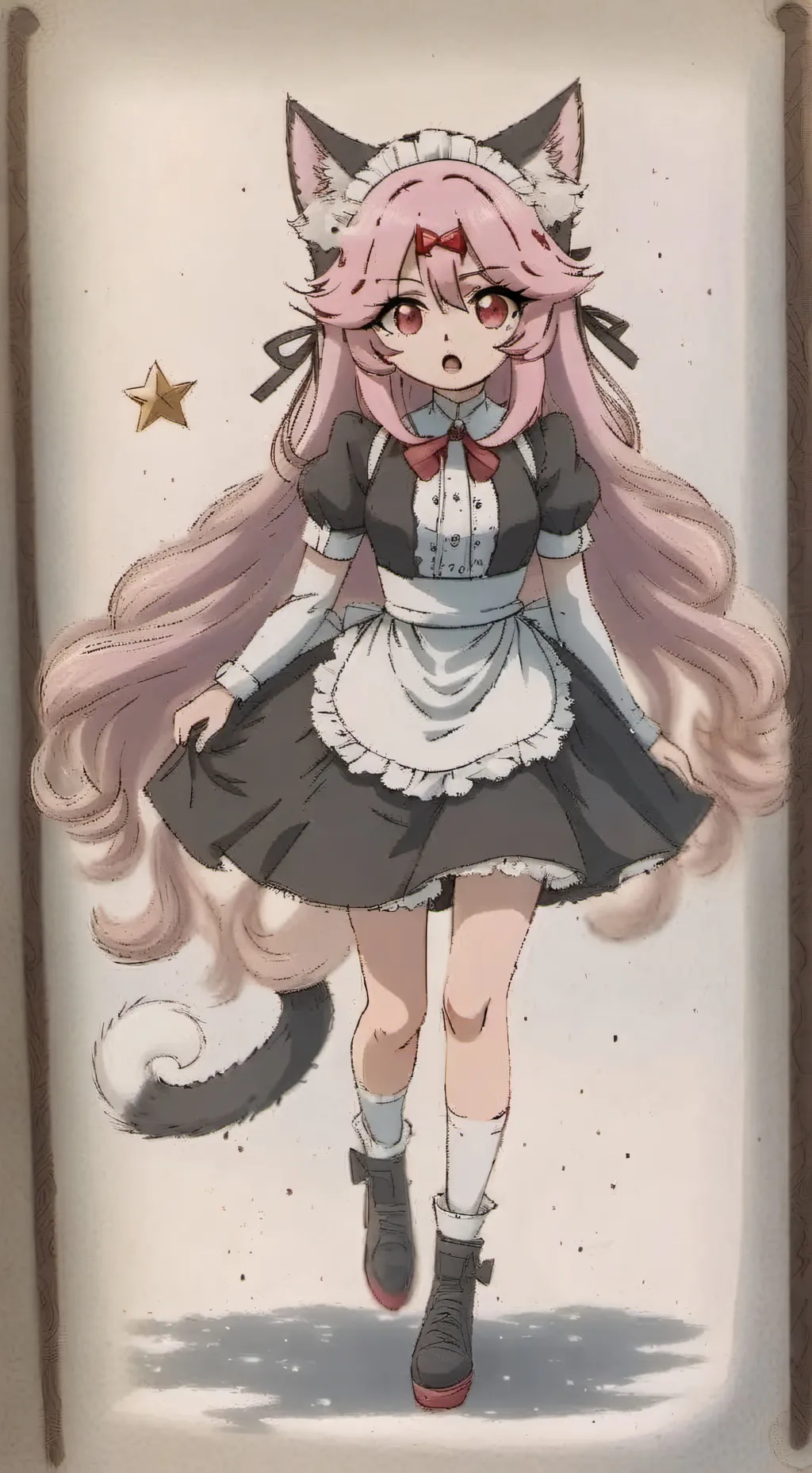 ai character: Saku background
