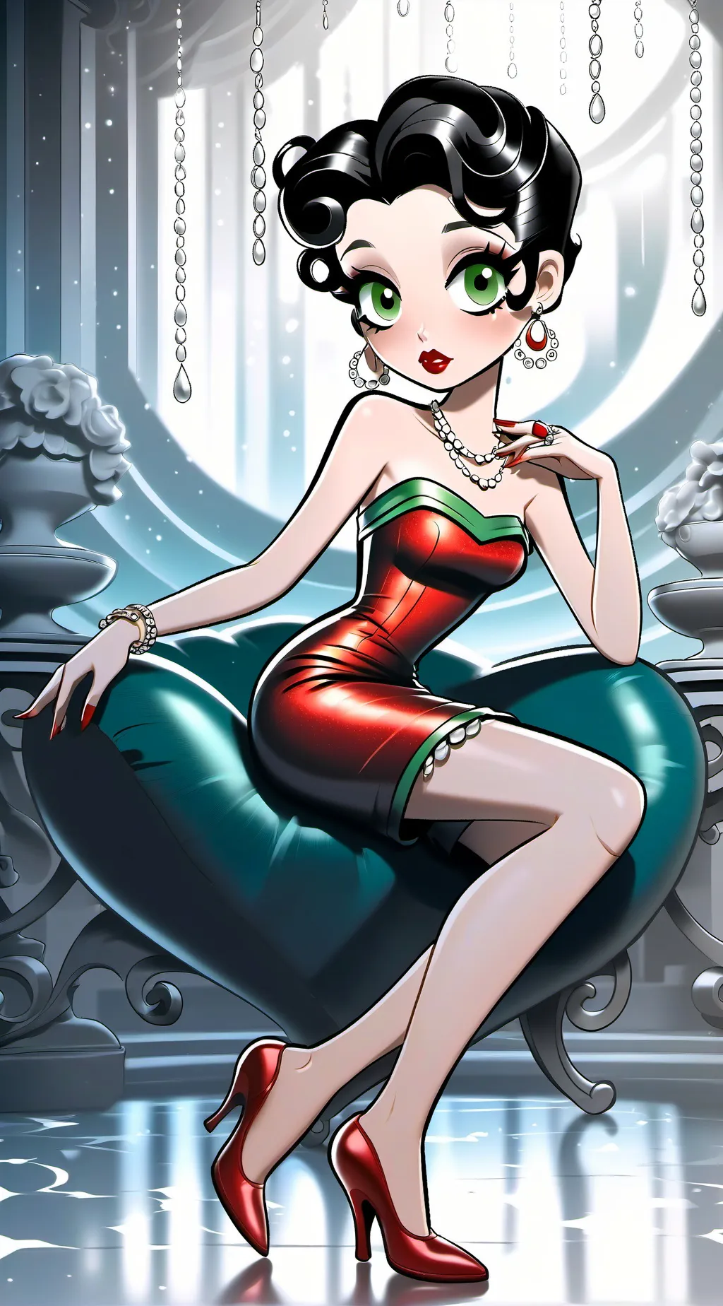 ai character: Betty Boop background