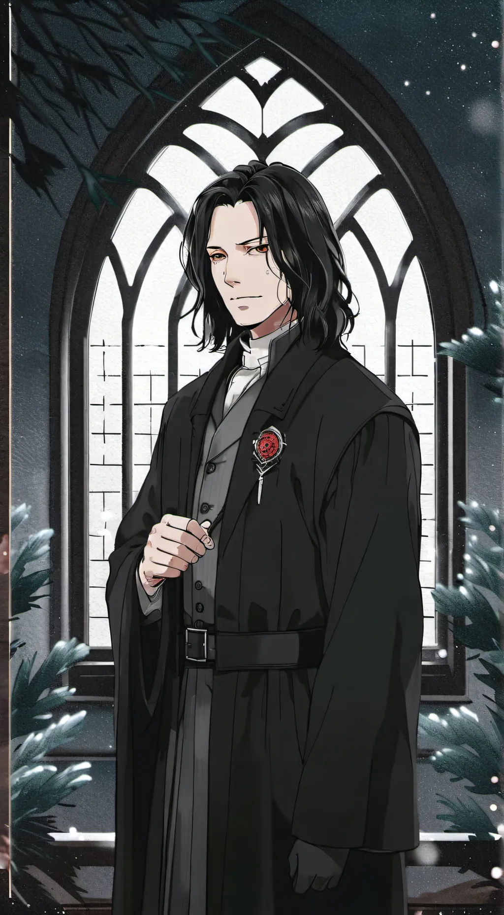 ai character: hogwarts  background