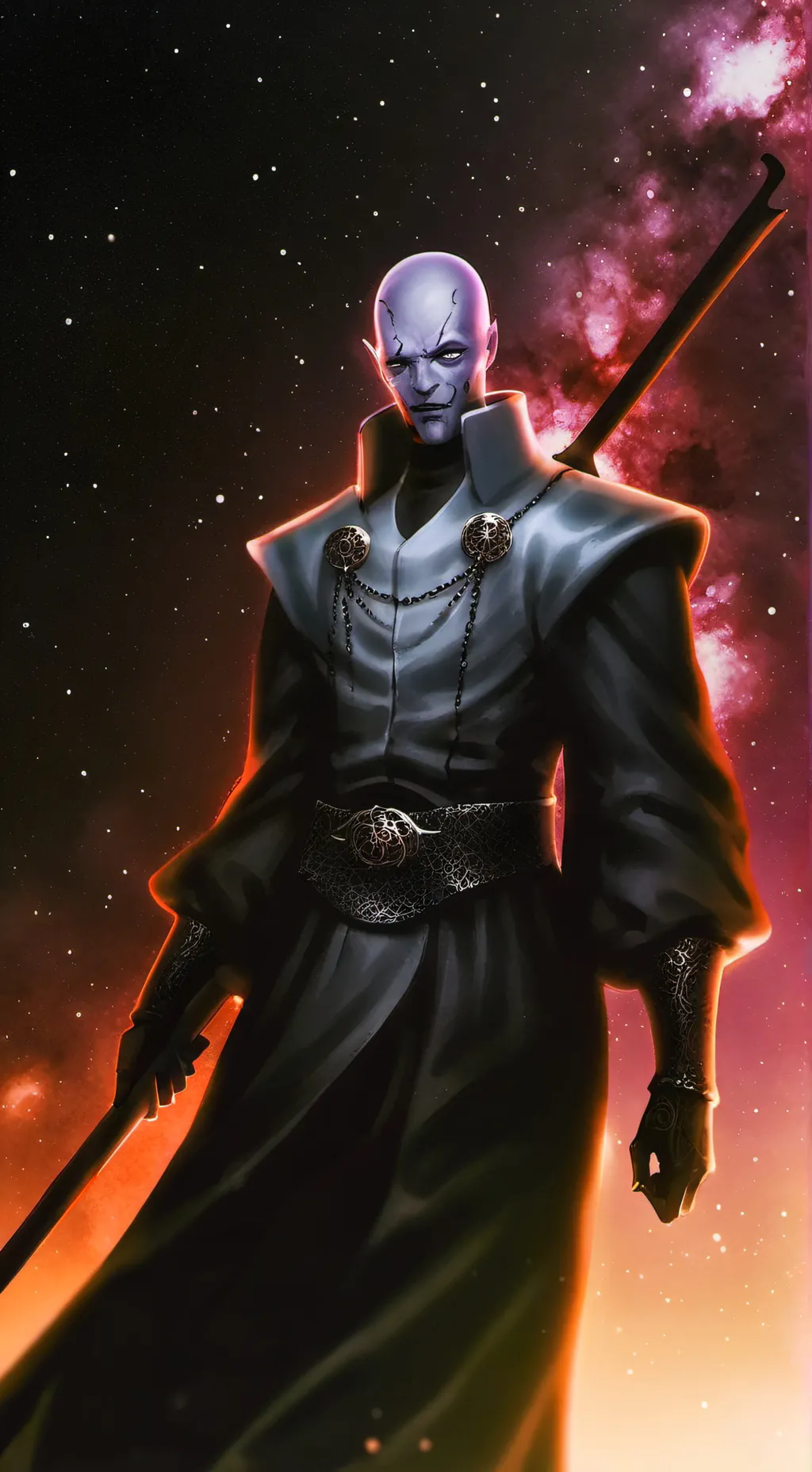 ai character: Tian shan background