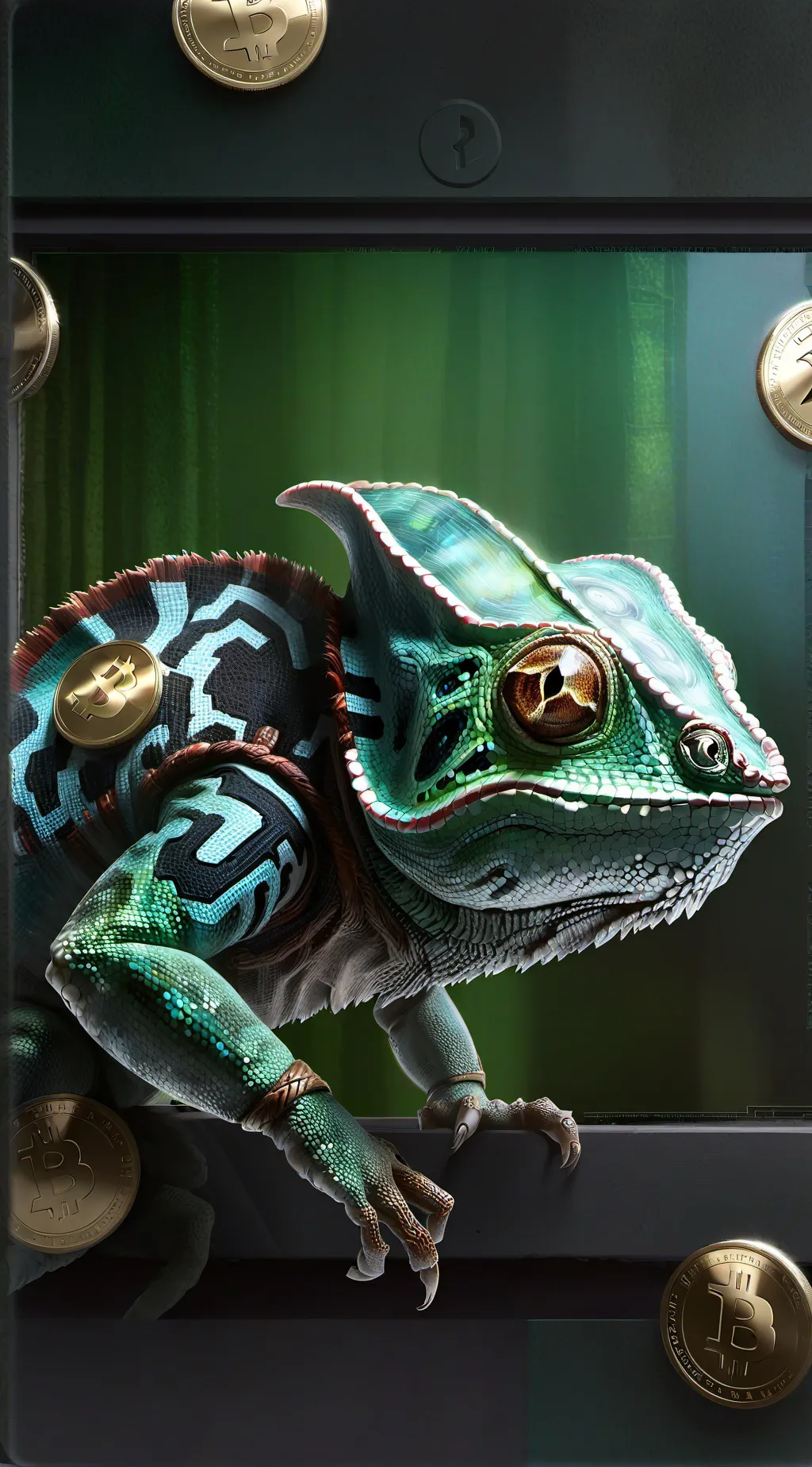 ai character: Pixel background