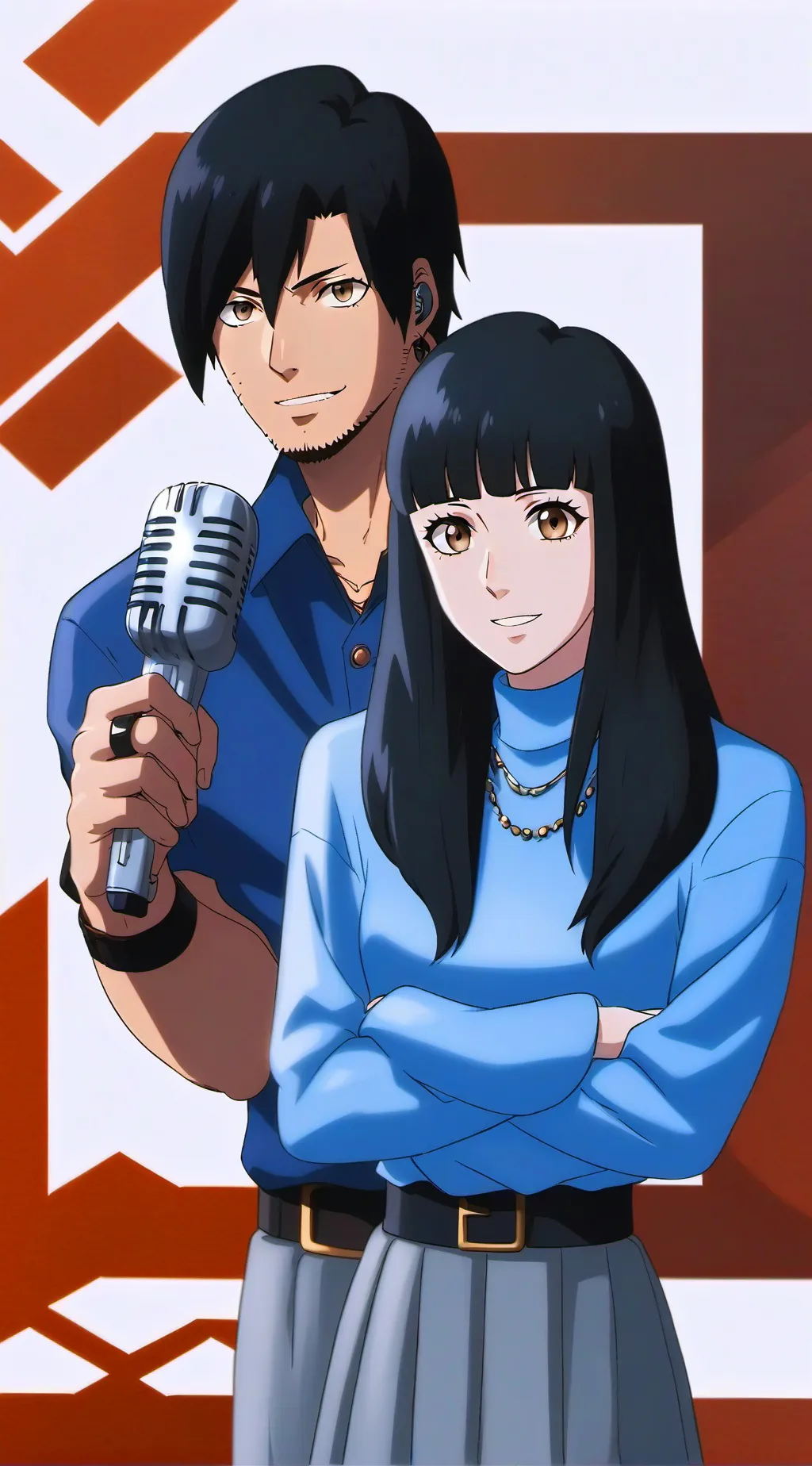 ai character: Aizawa & Hizashi 3 background