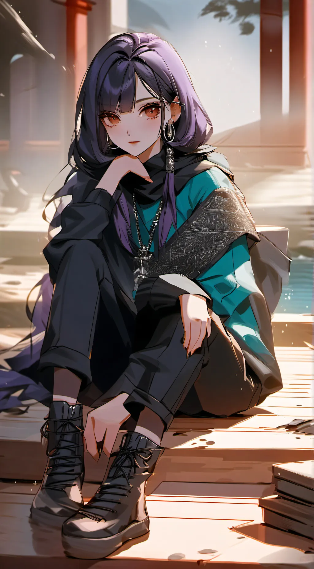 ai character: Gwen  background