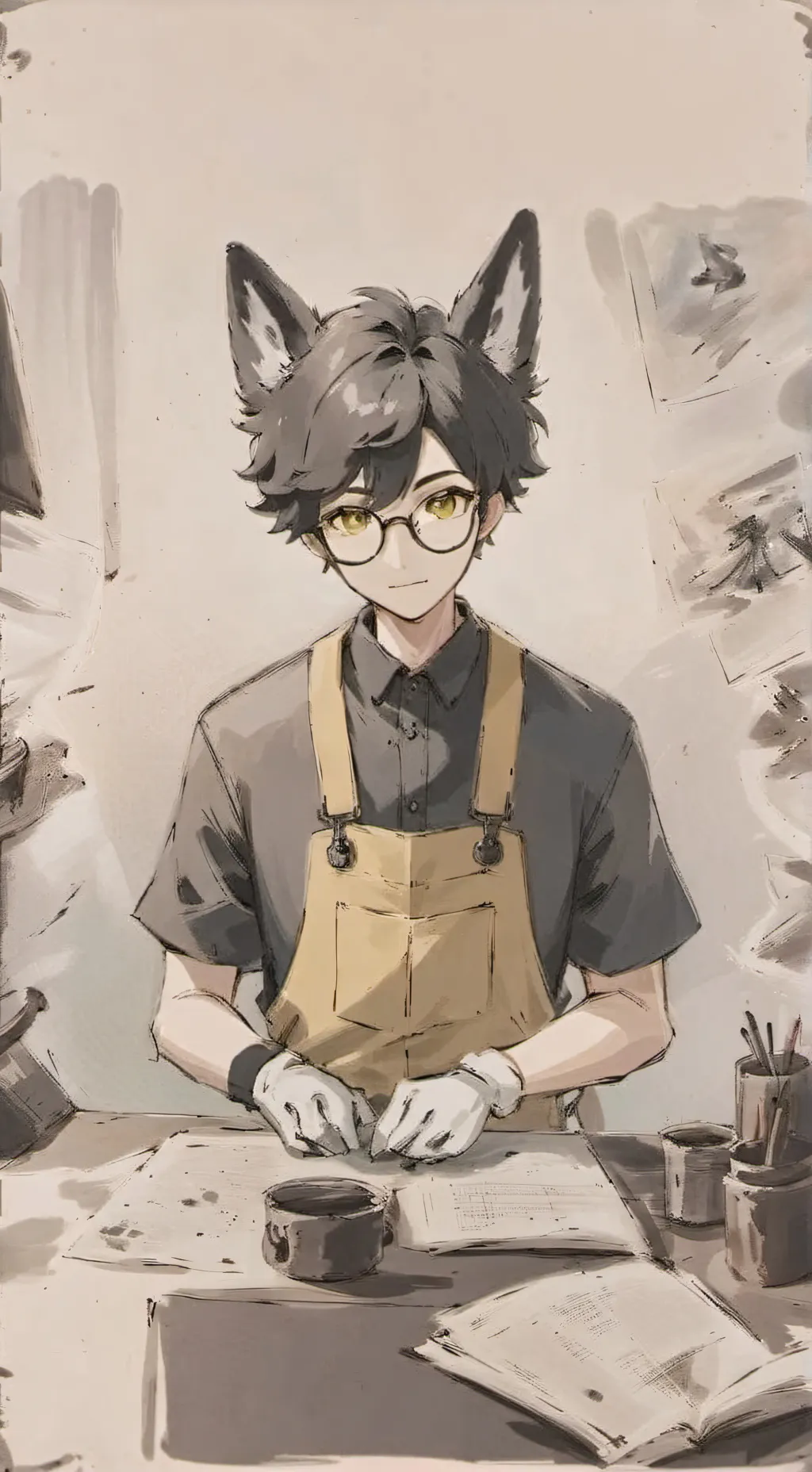 ai character: “Boris” Harry background