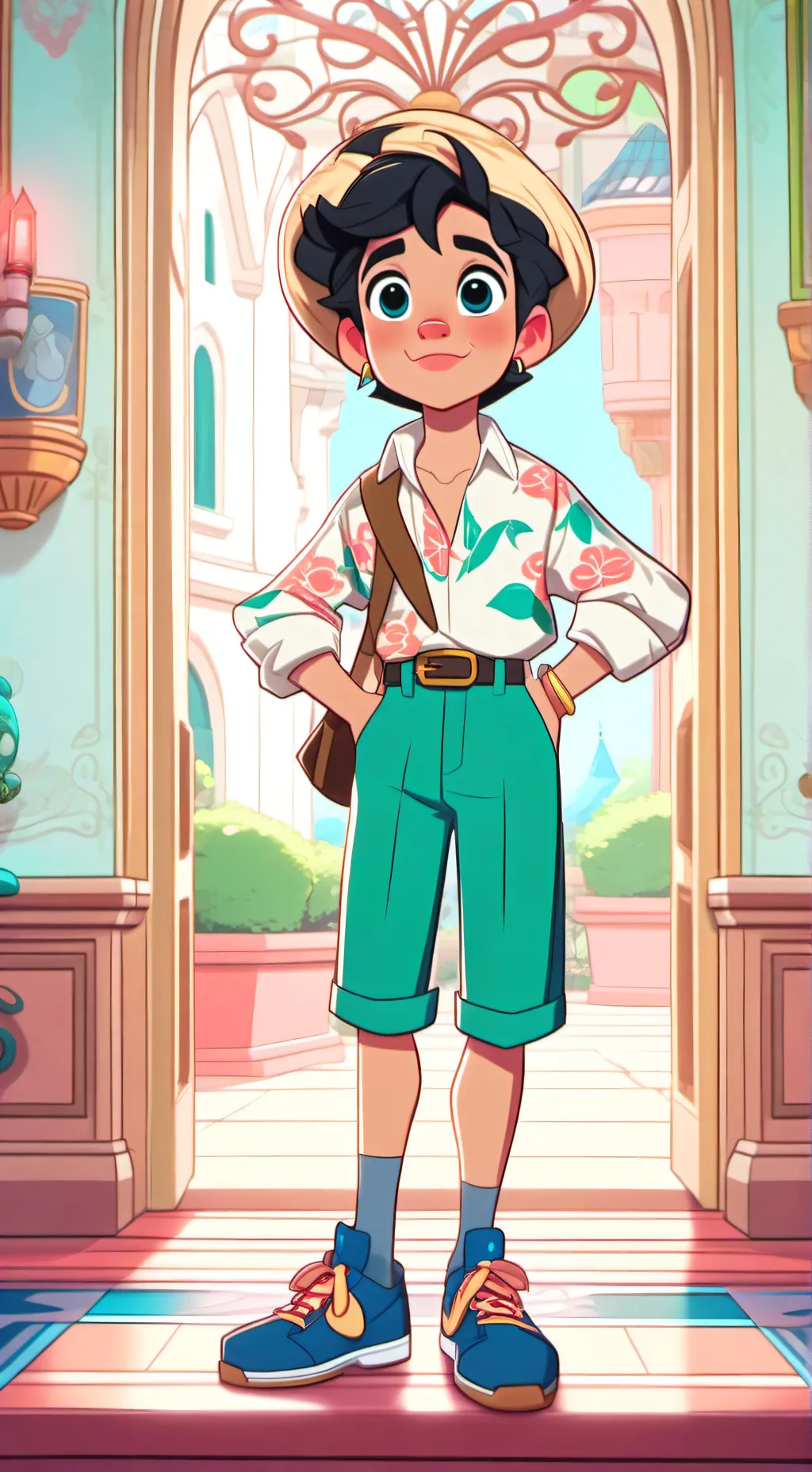 ai character: Sprout background