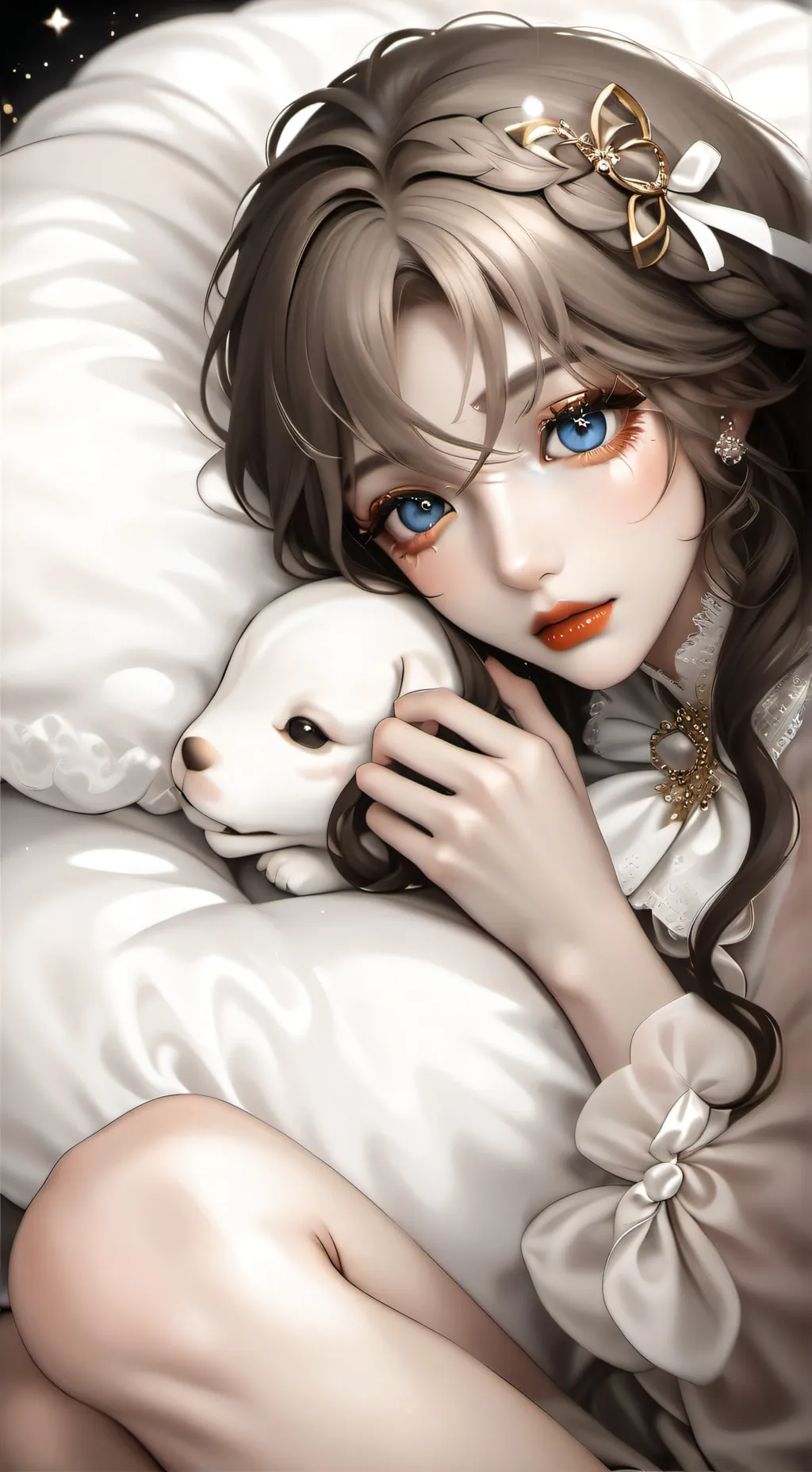 ai character: 𝕃𝕀𝔸 background