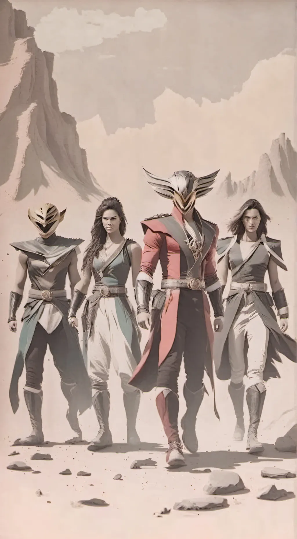 ai character: power rangers SWF background