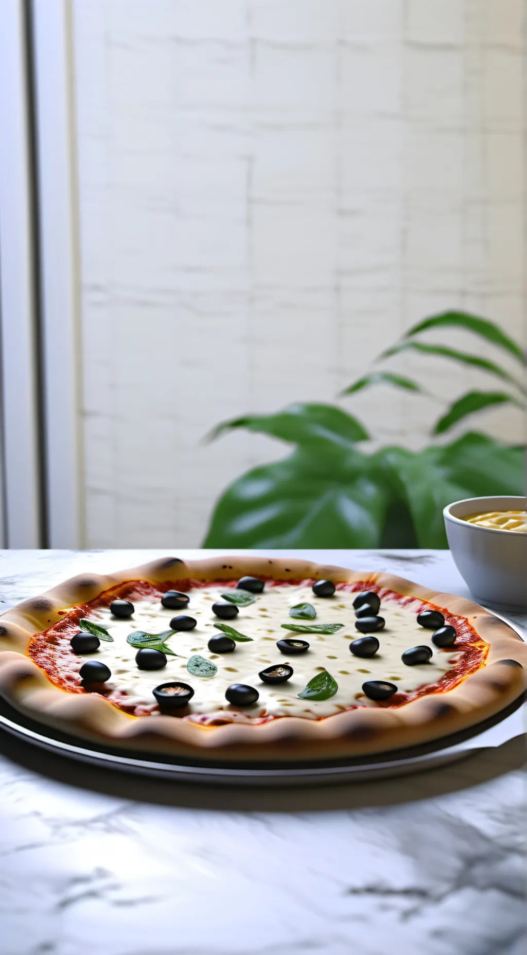 ai character: #Pizza background