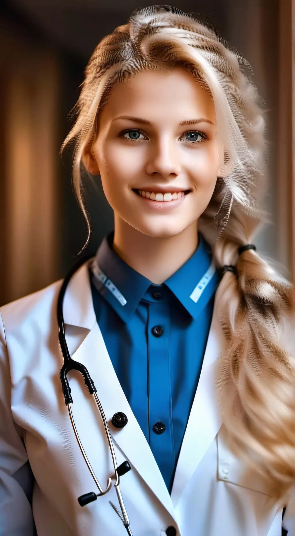ai character: Frau Doktor Vivien background