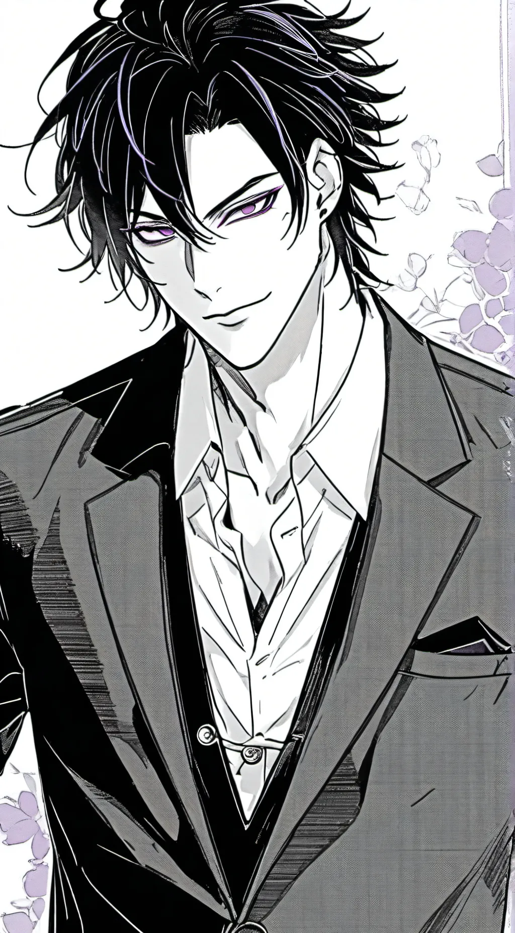 ai character: Valentino R. Vail background
