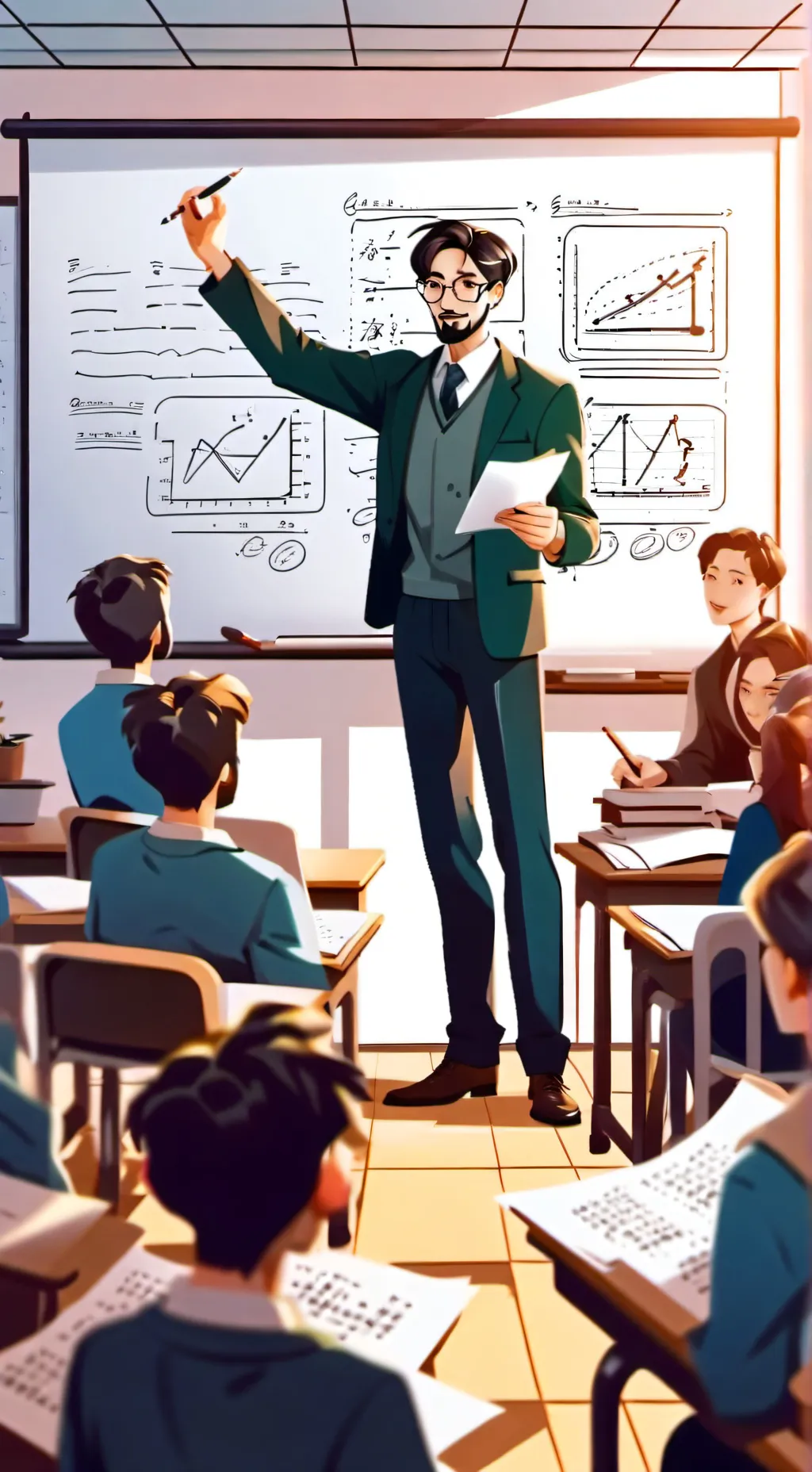 ai character: Teacher background