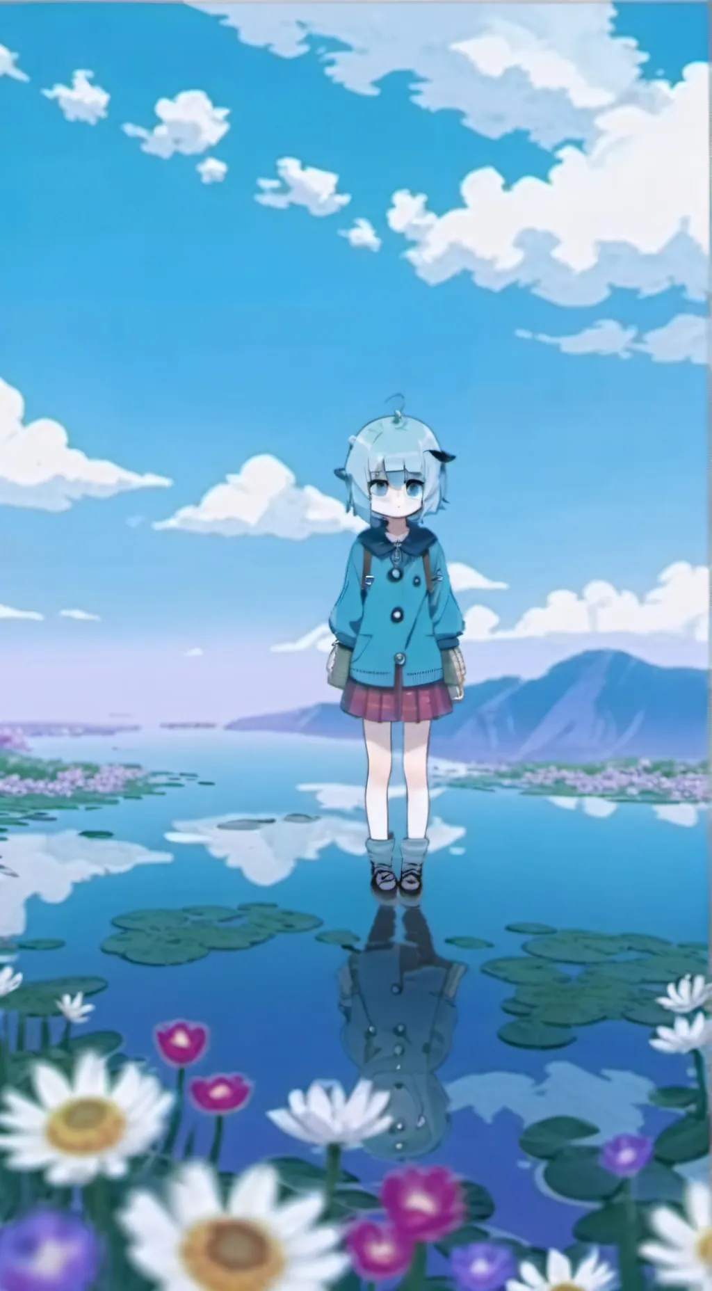 ai character: Sleepover background