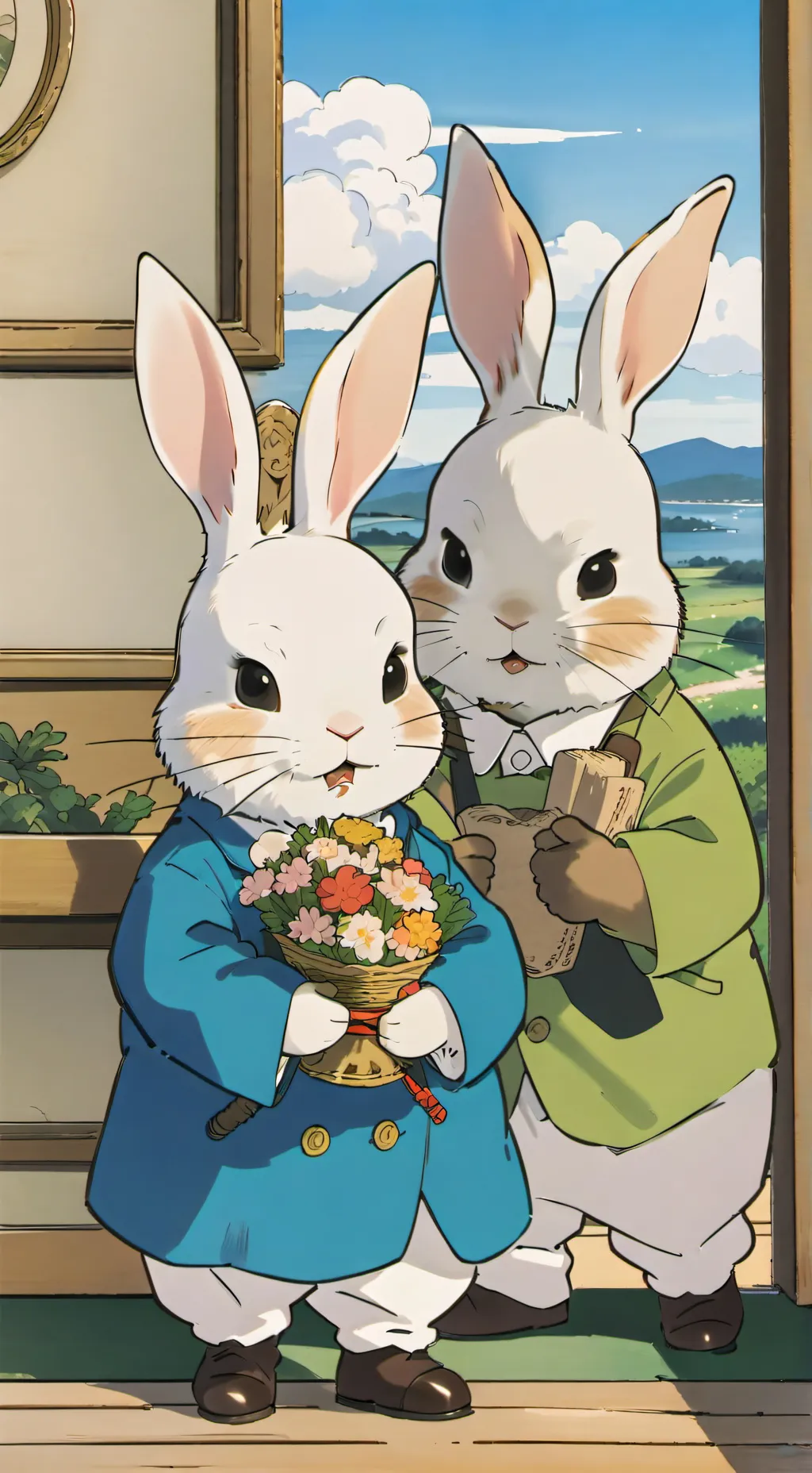 ai character: Eunoia is a bunny? background