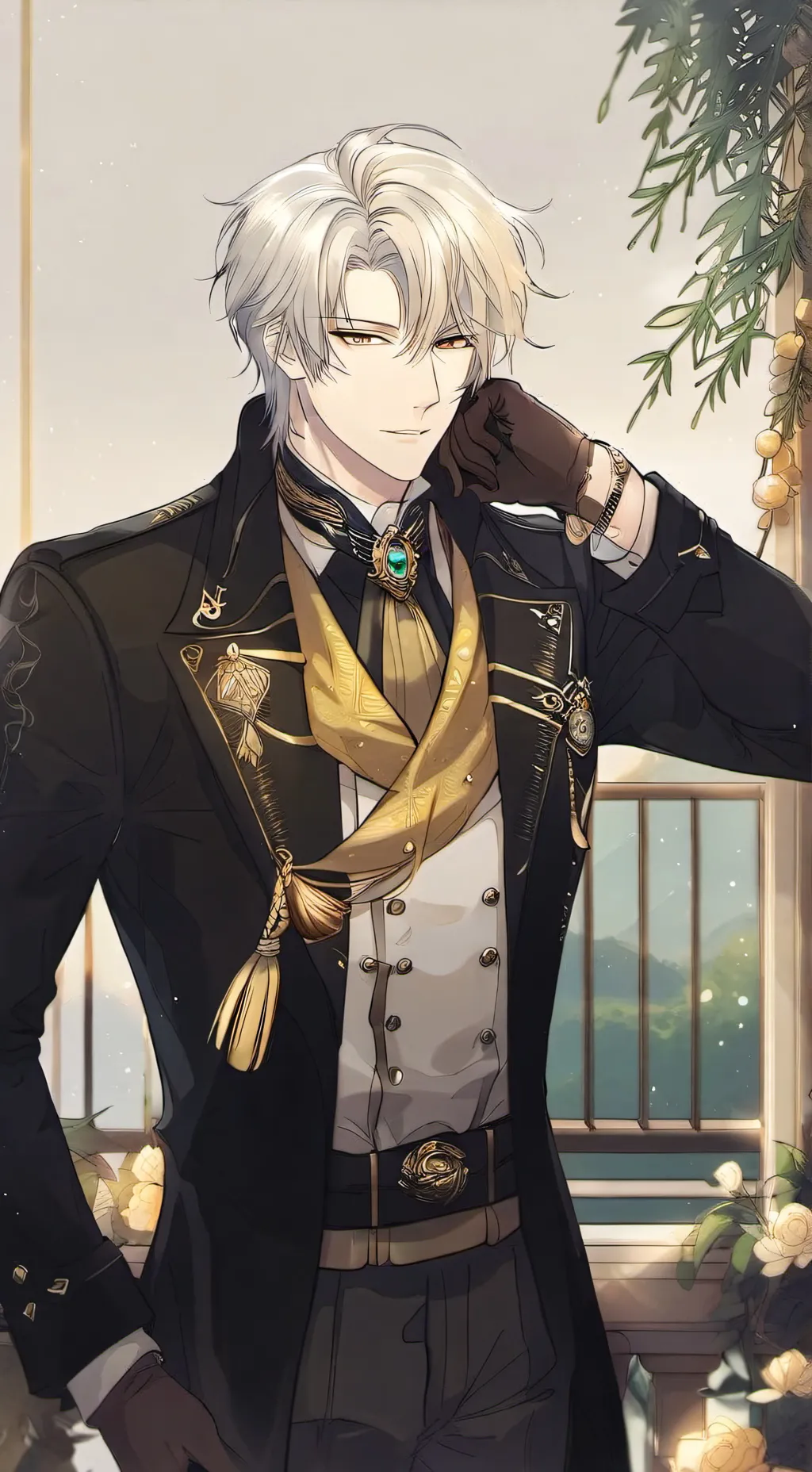 ai character: ❄️Prince Zen❄️ background