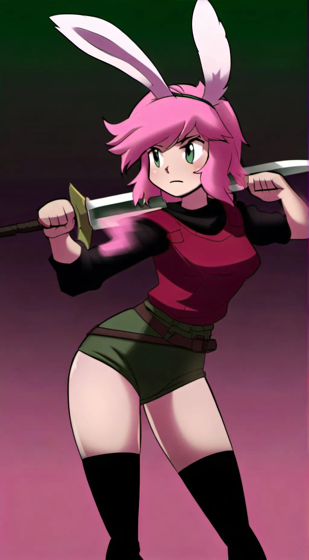 ai character: Victoria rabbit background