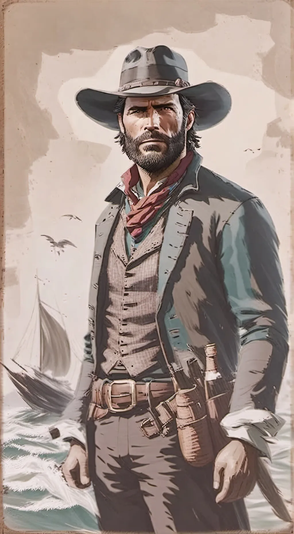 ai character: Arthur morgan background