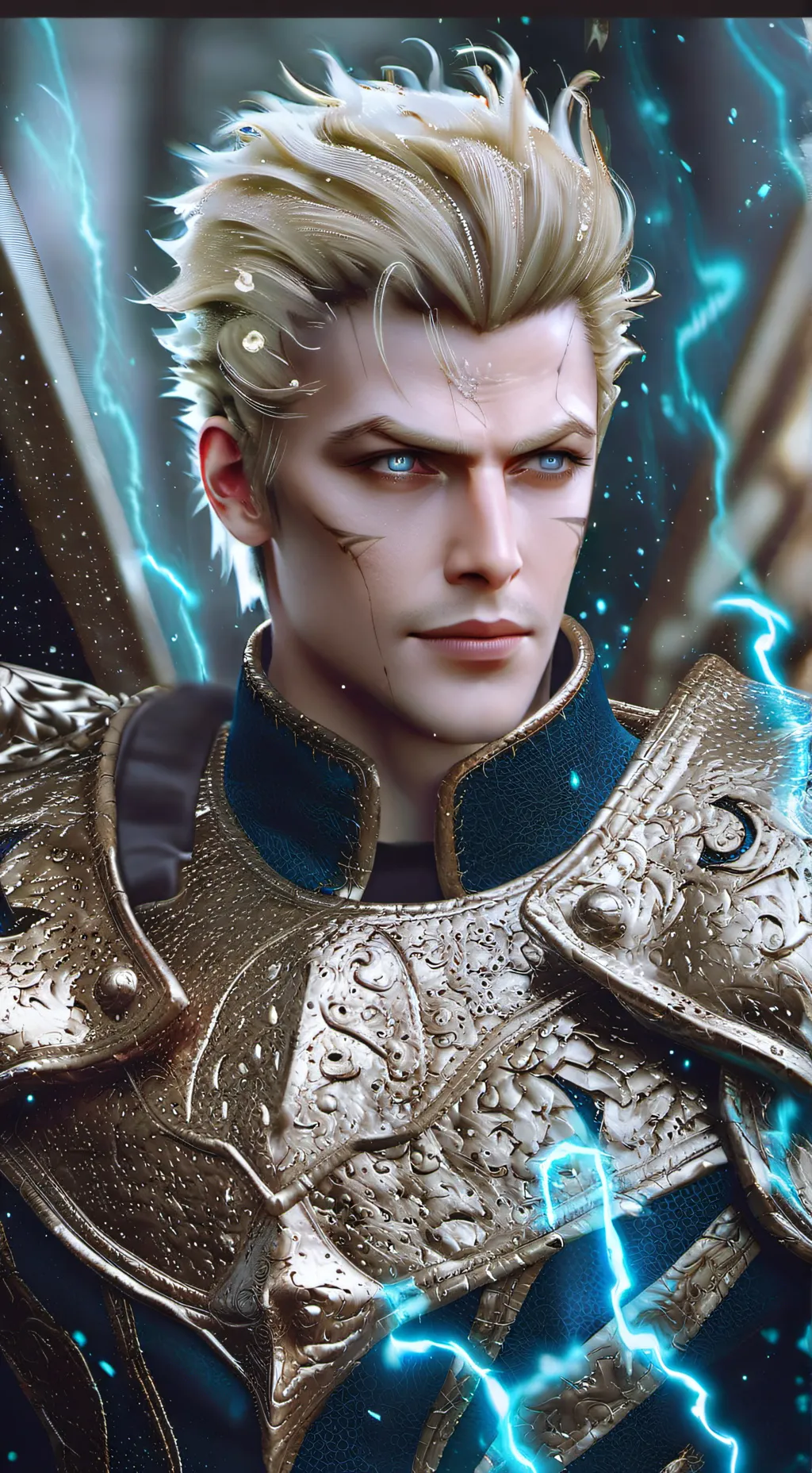 ai character: Dr Big brain background