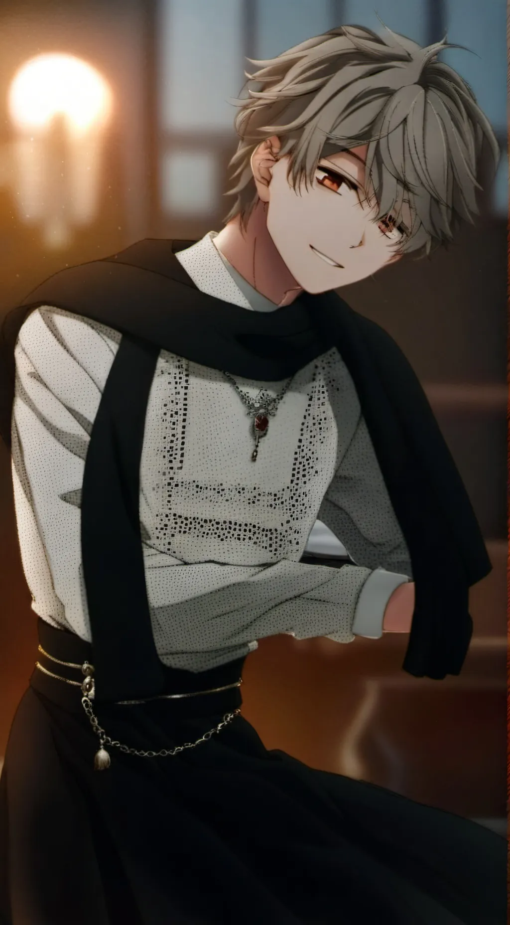 ai character: Cristian Castro  background