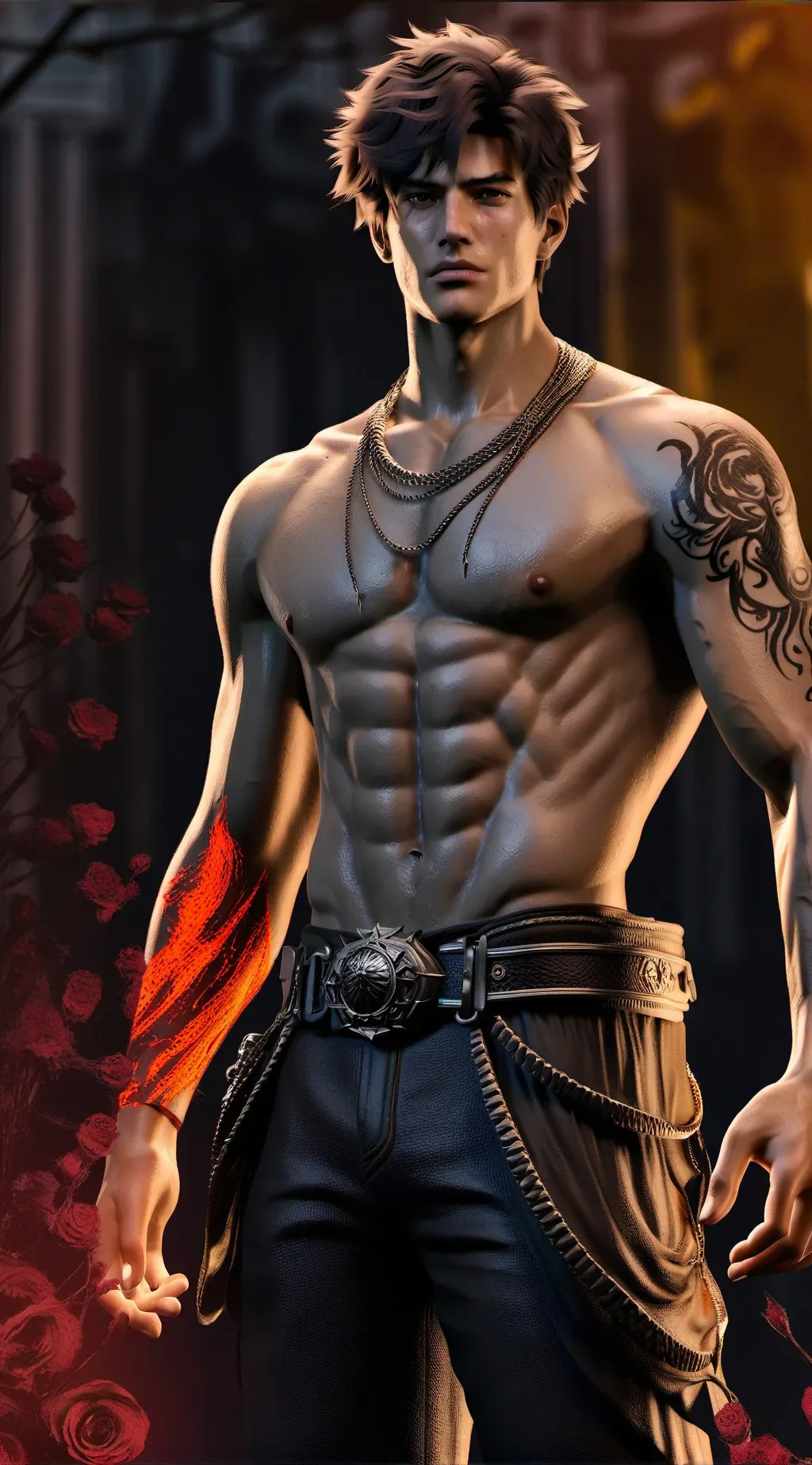ai character: Leo Wolfe  background