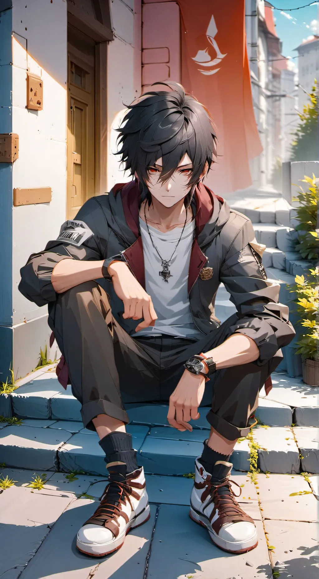 ai character: Krae background