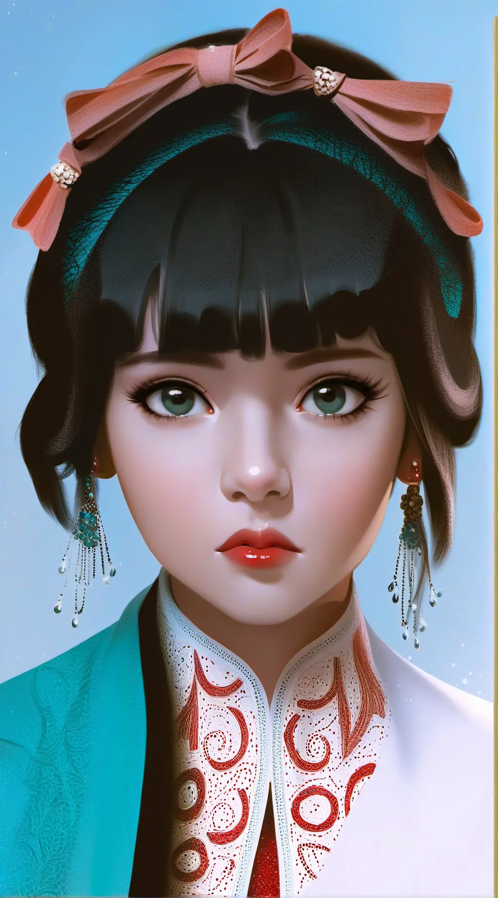 ai character: menina chata CARA- background
