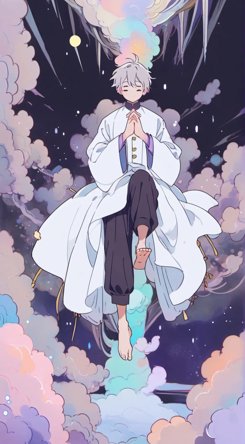 ai character: The angel  background
