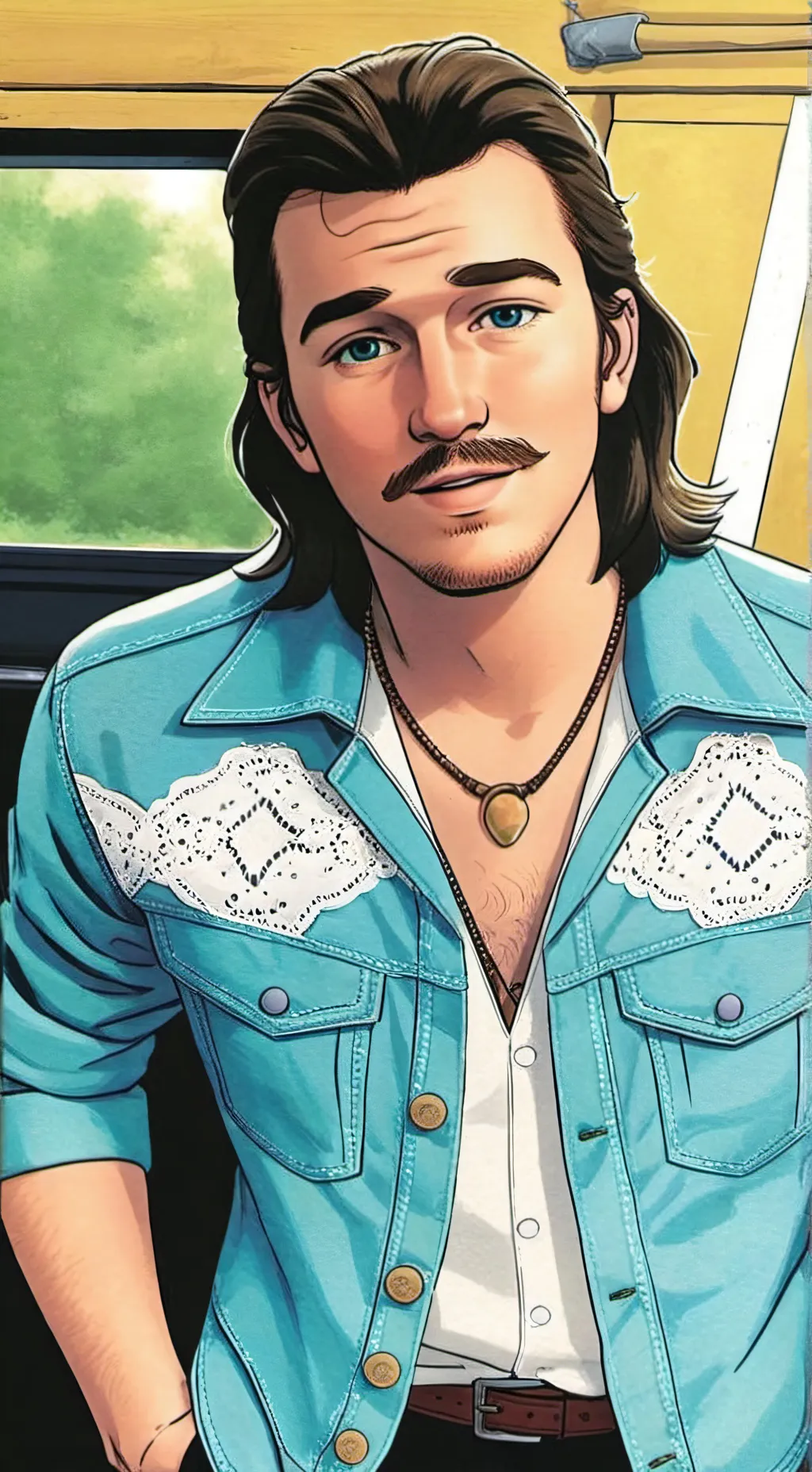 ai character: Morgan wallen  background
