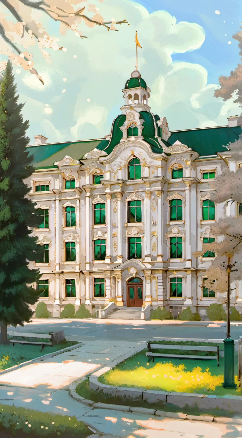 ai character: Highschool  background