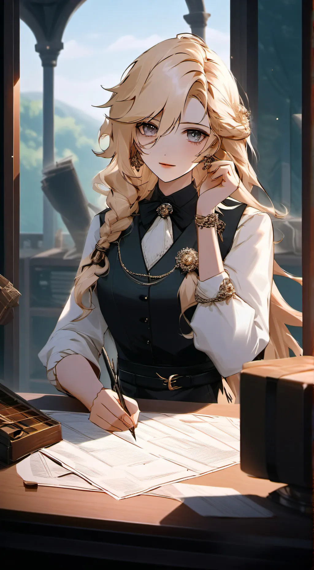 ai character: Stella background