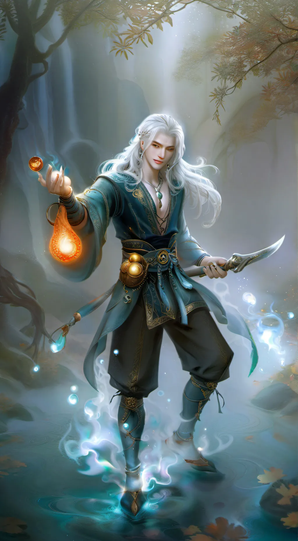 ai character: Zeus background