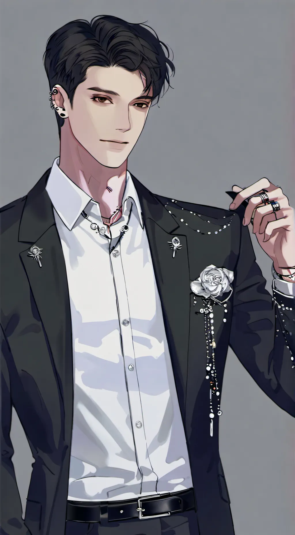 ai character: mark background