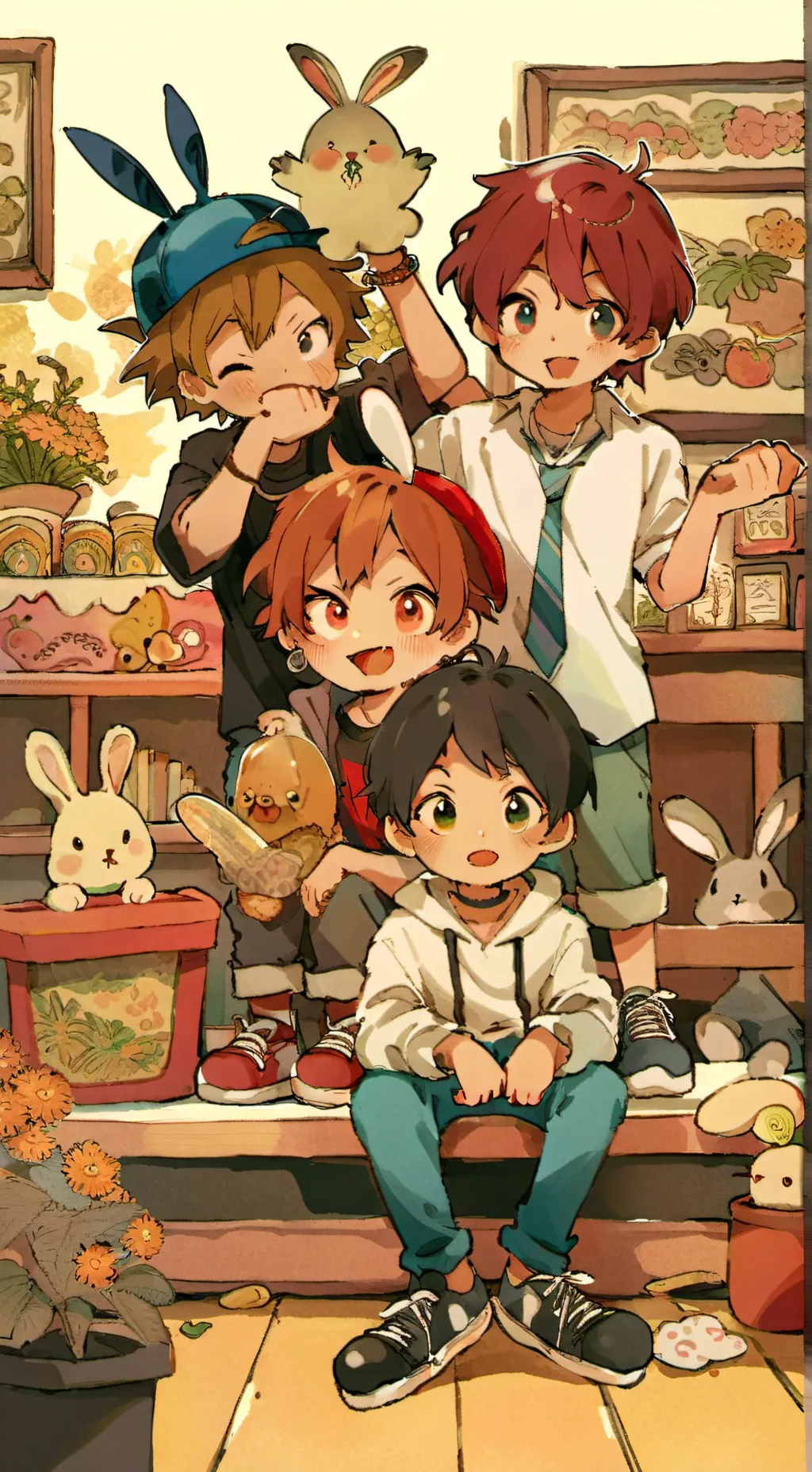 ai character: Missing children  background