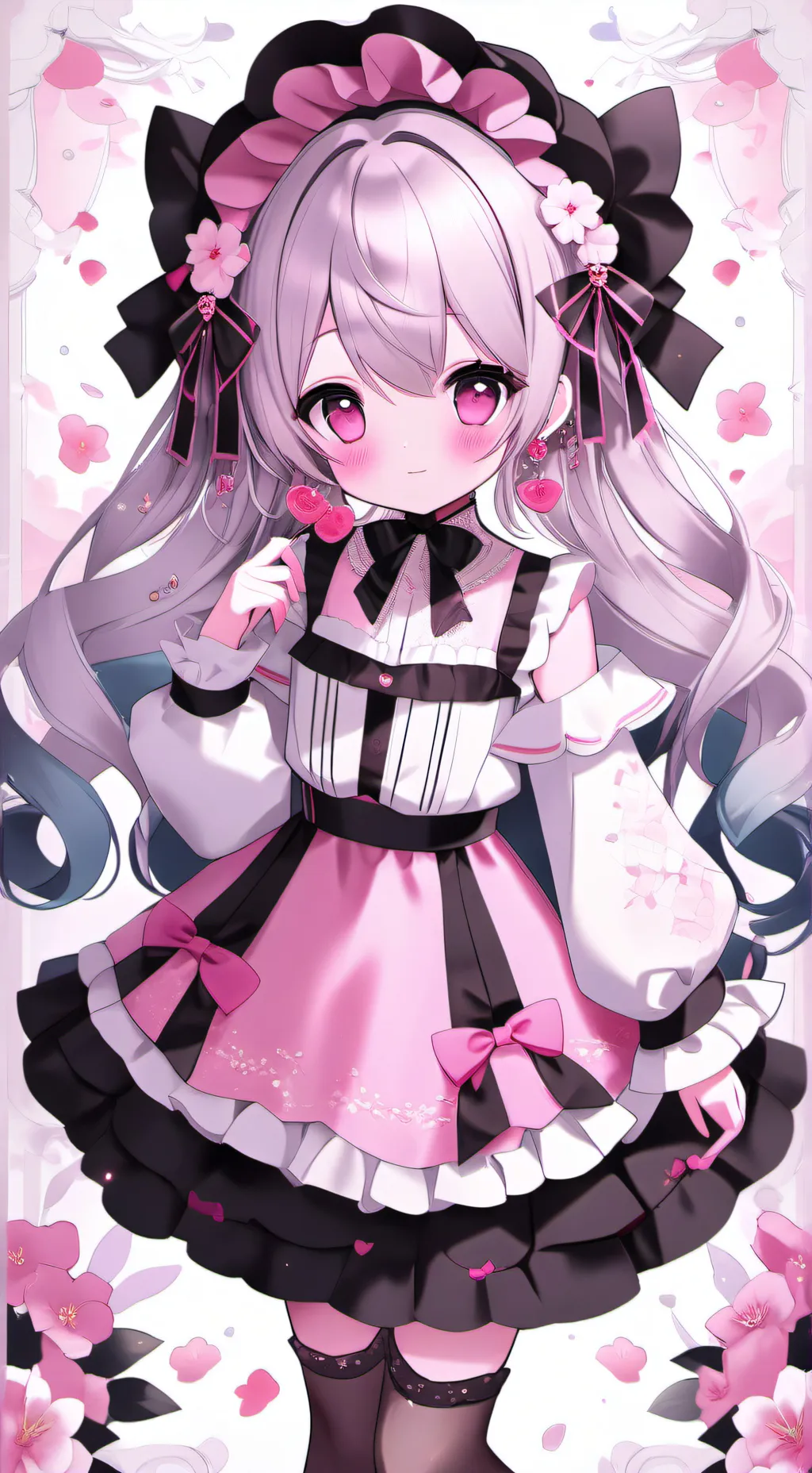 ai character: My Melody girl background