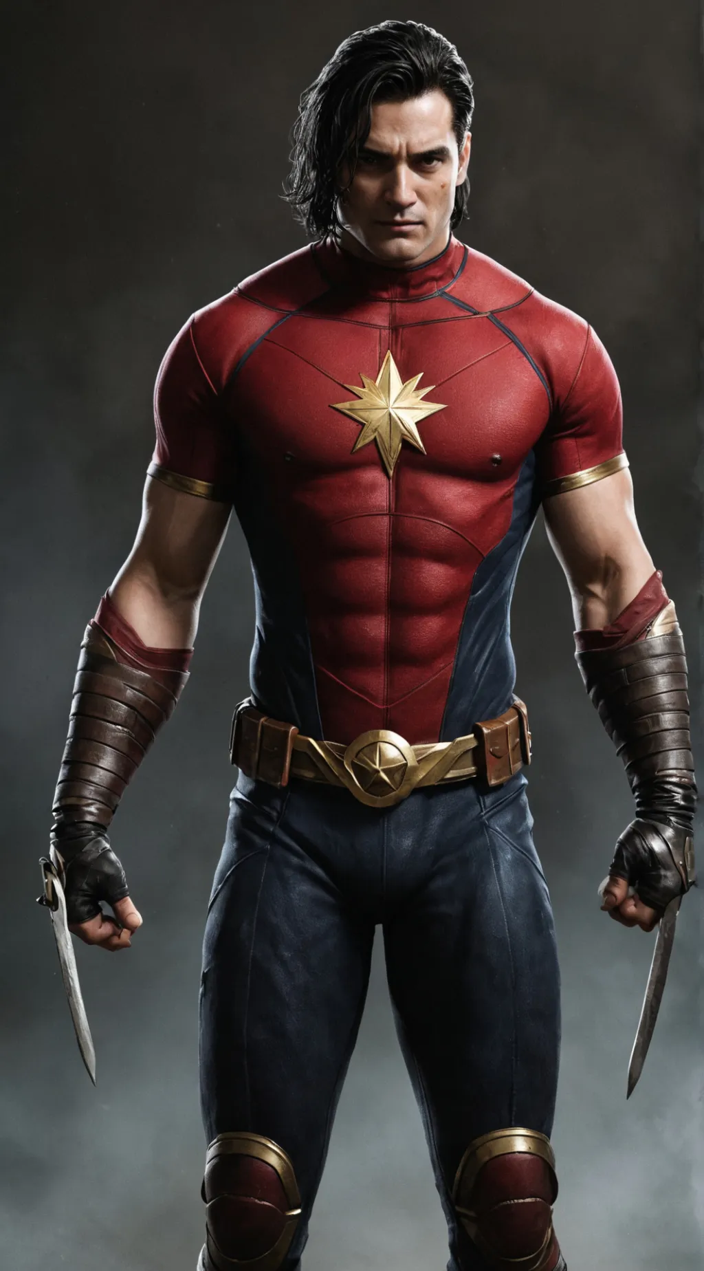 ai character: Star shiny  background