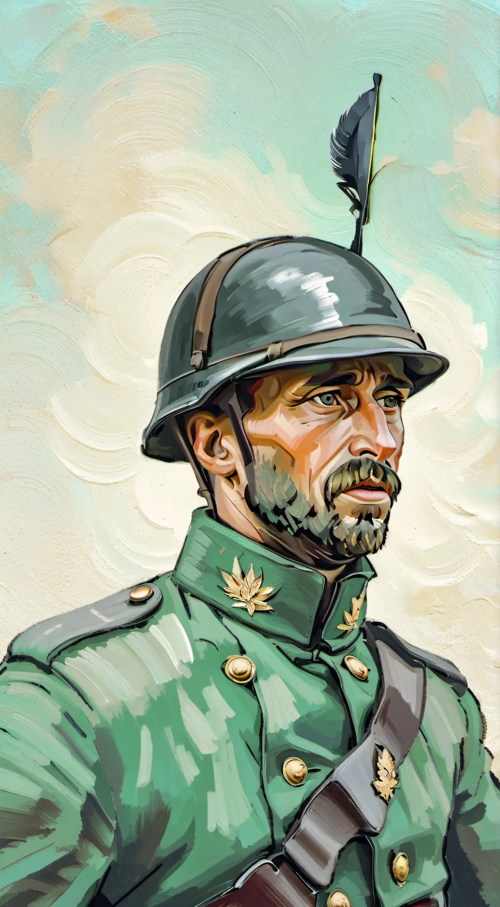ai character: Otto Bon Bismark background