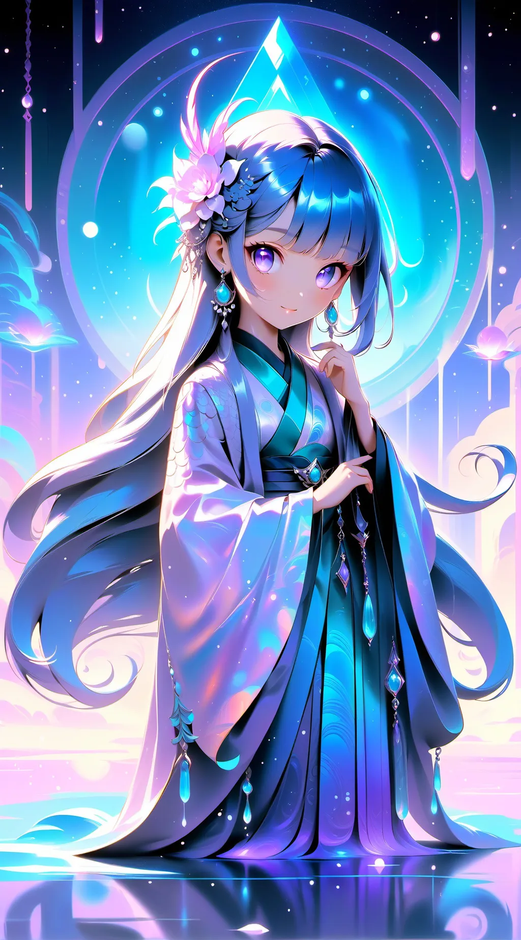 ai character: muerte  background