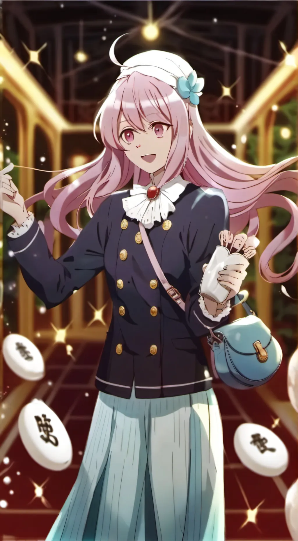 ai character: luna background