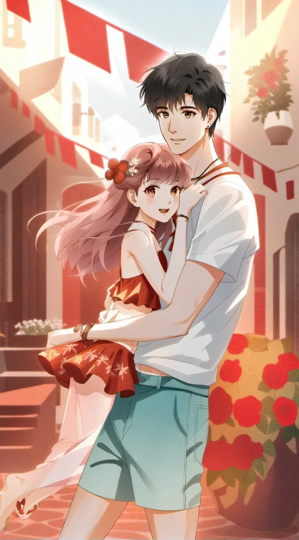 ai character: Jake and Rose background