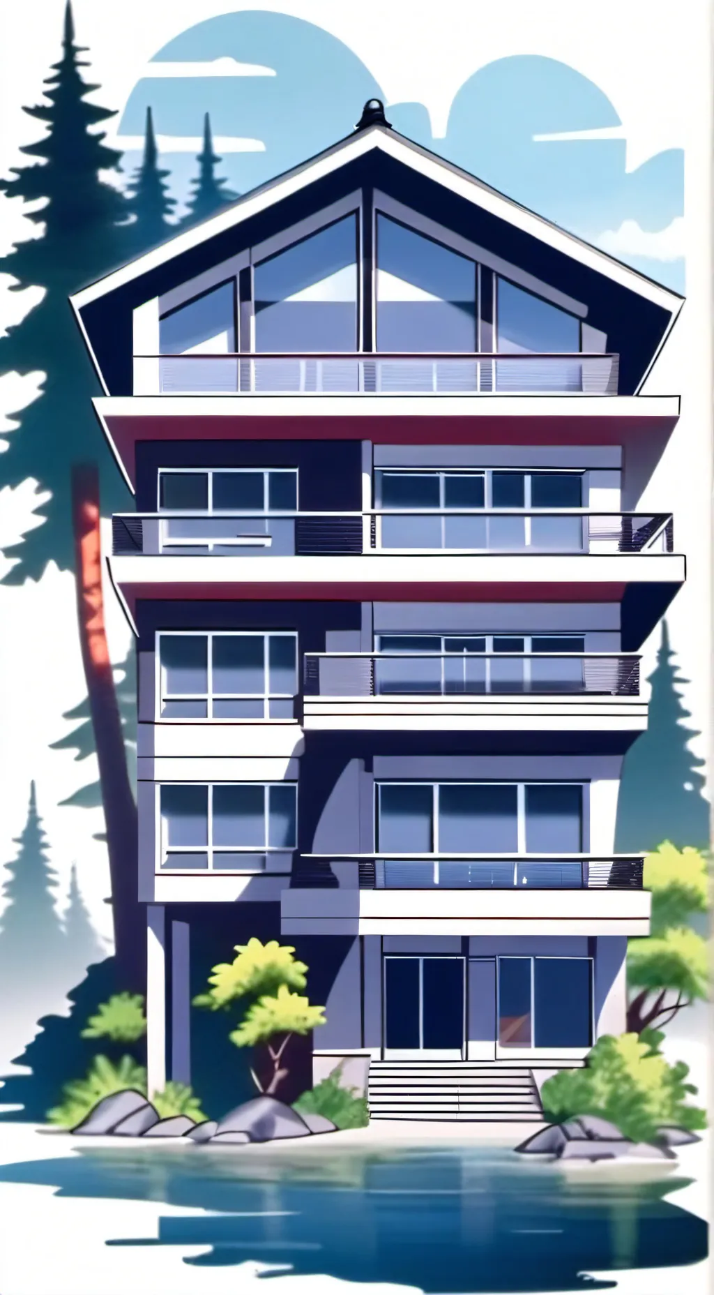 ai character: Vacation  background