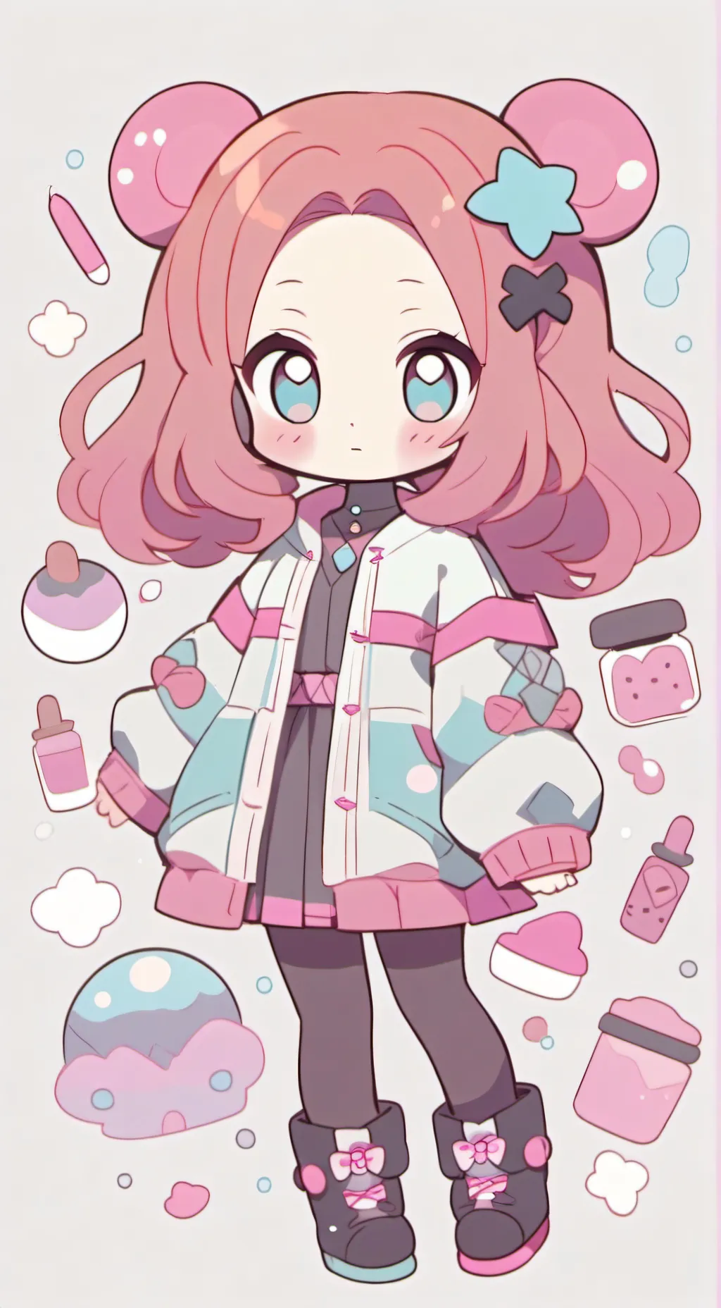 ai character: zip background