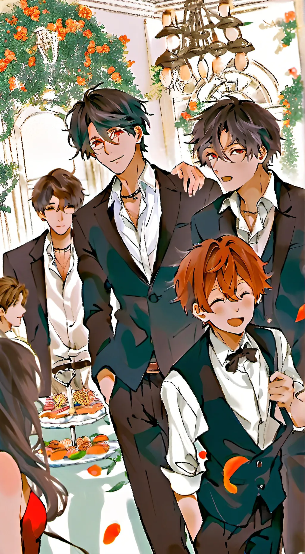 ai character: Meteor garden bl background