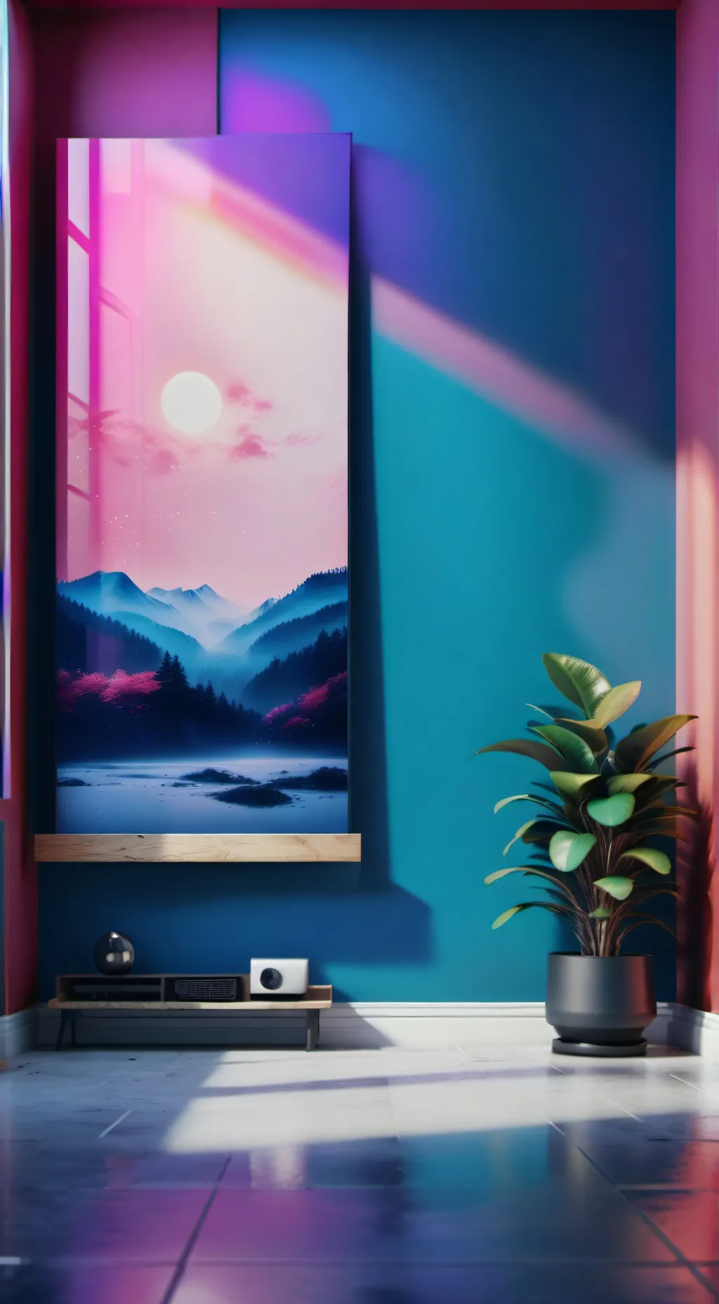 ai character: Bella Ramsey background